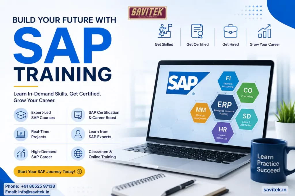 SAP course details and training modules